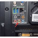 Audio output on motherboard