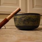 Photo of a classic singing bowl.