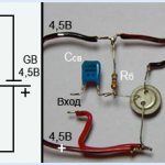 Принципиальная и монтажная схема усилителя на одном транзисторе