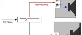 Typical Bi Amping Circuit