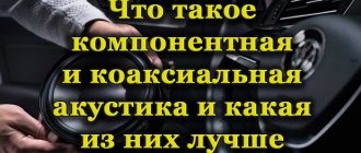 Установка акустической системы в автомобиль