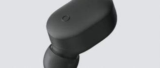 Appearance of the Xiaomi Mini Bluetooth headset